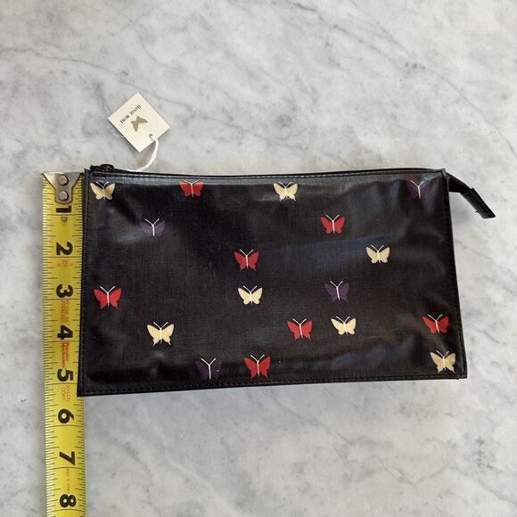 Vintage New Mori Hanae Butterly Cosmetic Travel Pouch Bag Sewing Kit Japan Rare! - Picture 13 of 16